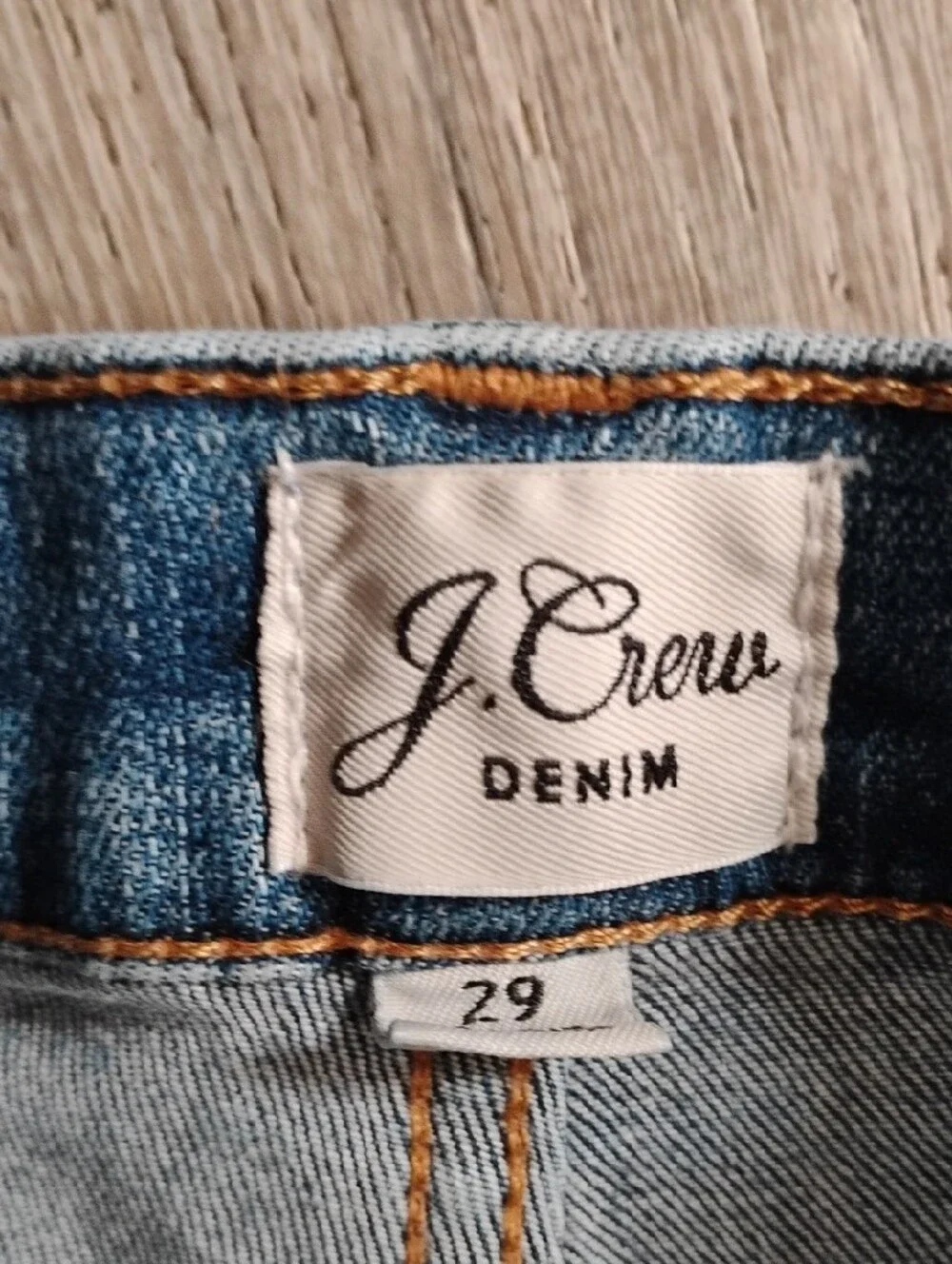 J. Crew Light Blue High-Rise Button-Fly Jeans